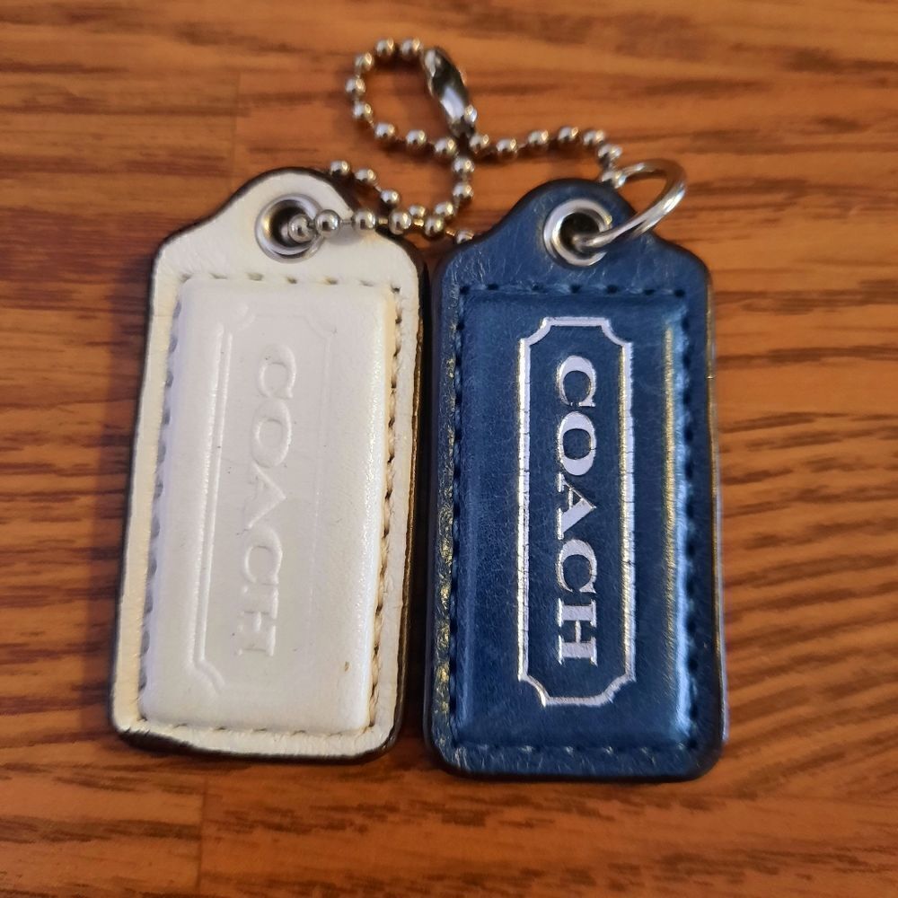 COACH Leather Hang Tags, Set Of 2, Classic! VINTAGE INSPIRED! - Picture 3 of 7